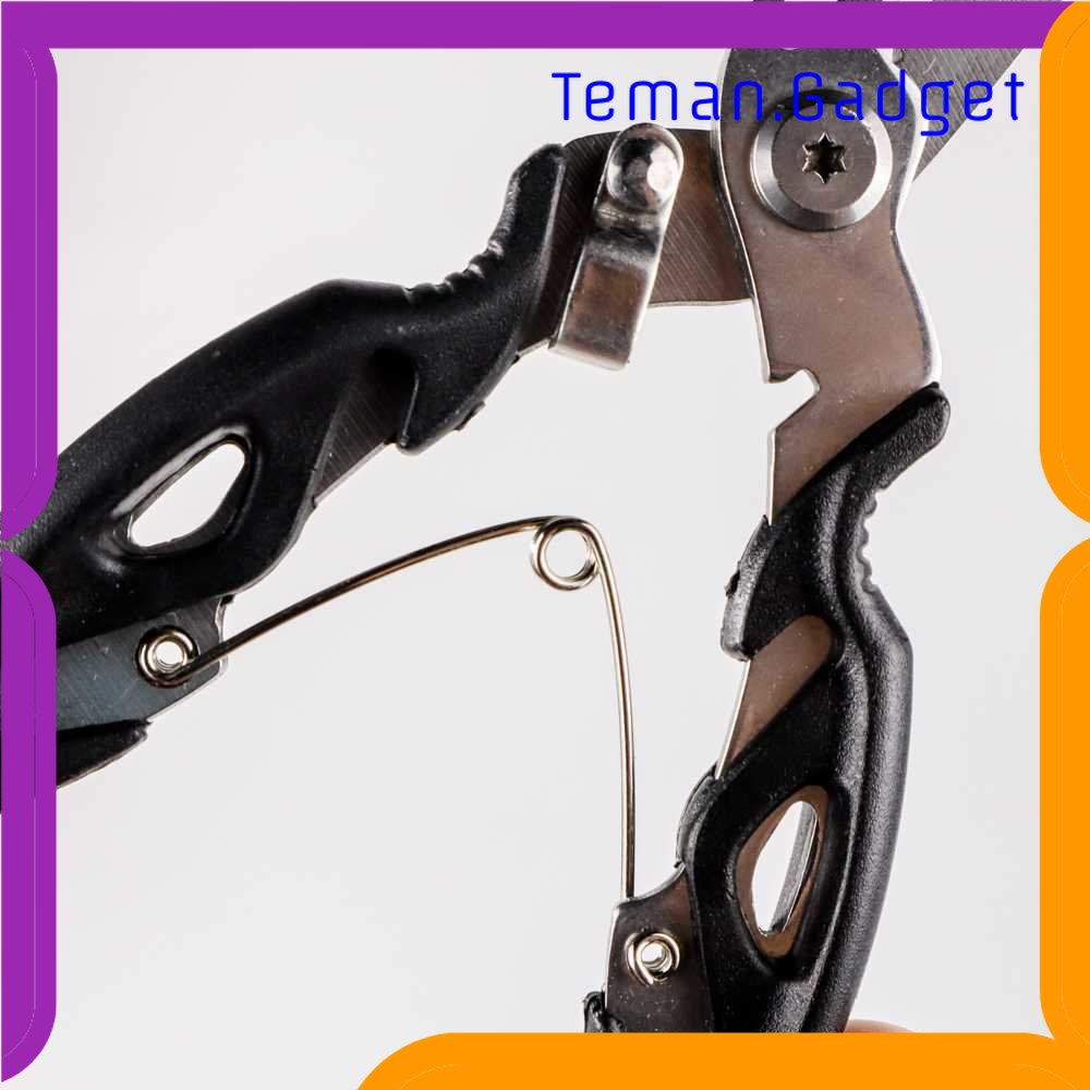 TG-PCN Pesca Tang Kail Pancing Stainless Steel Hook Remover with Carabiner - J1353