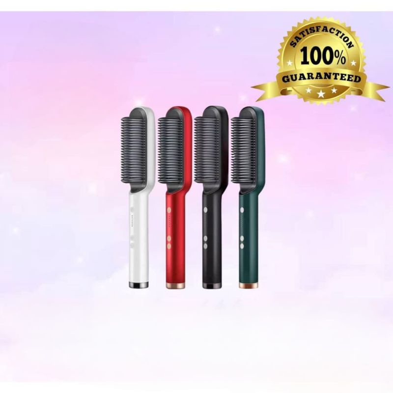 Catokan rambut 2in 1/ Catokan sisir pelurus rambut