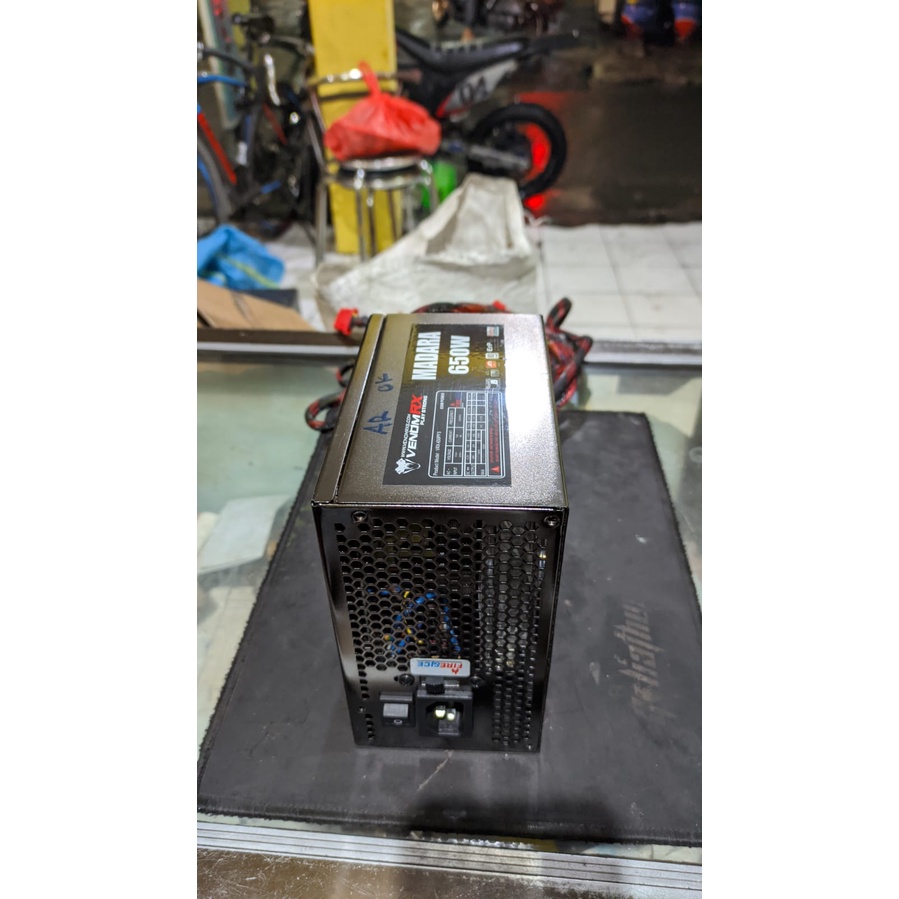 PSU/ Power Supply 650W 80+ Venom RX Fan Besar 8 Pin VGA