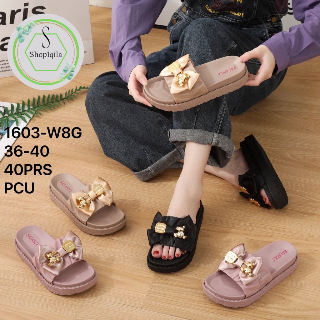 SANDAL WEDES WANITA DEWASA MODEL TERBARU VARIASI VITA BALANCE 1603-W8G (36-40) SANDAL IMPORT TERBARU