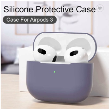 [INSTAN/COD] Case / Casing Airpods Gen 3 (Premium Silicone Softcase + Free Hook)