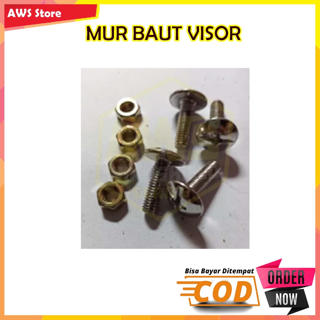 Mur baut visor motor