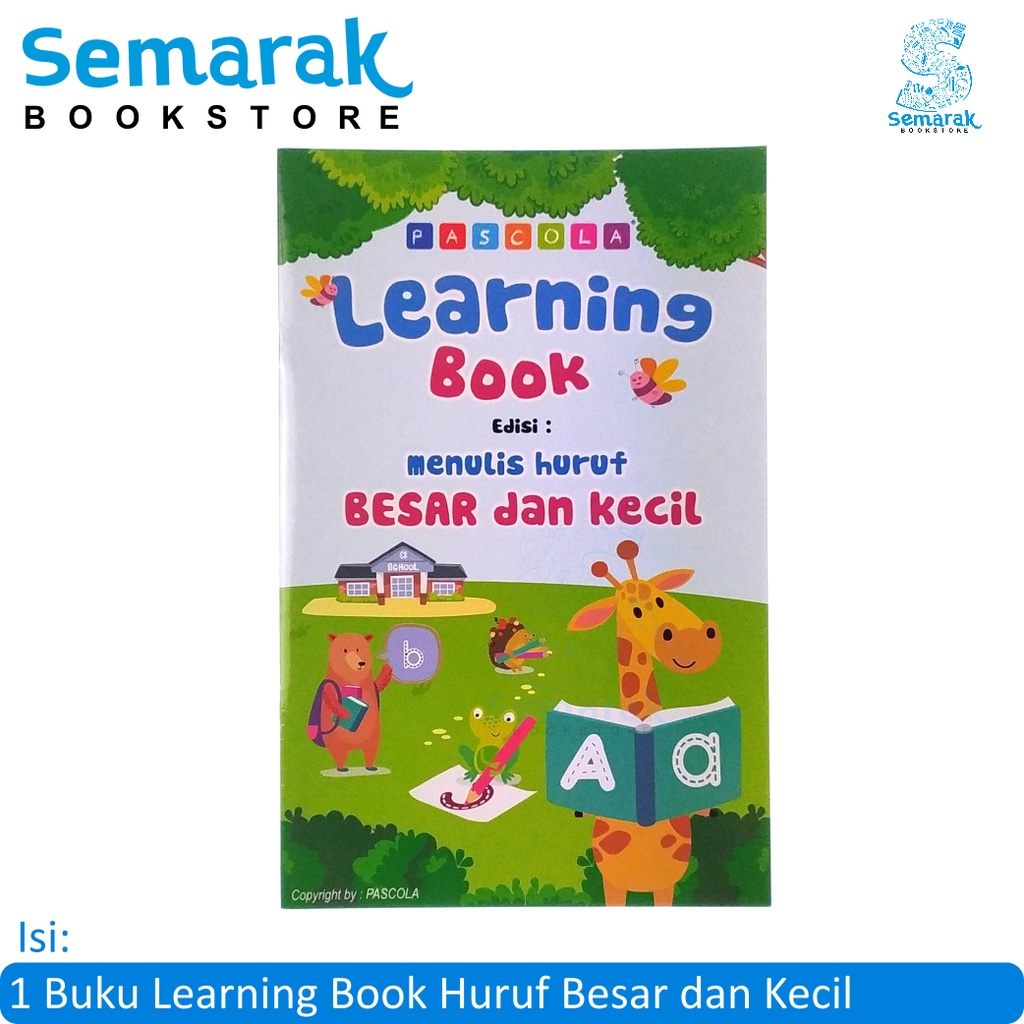 

Pascola Learning Book Buku Belajar Menulis Huruf Besar dan Kecil