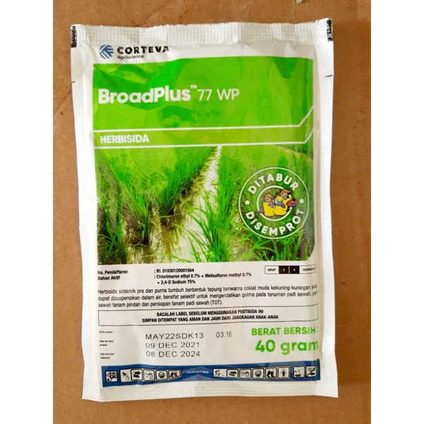 Herbisida Selektif BROADPLUS (ALLYPLUS) 77WP - 40gr (100% Original)
