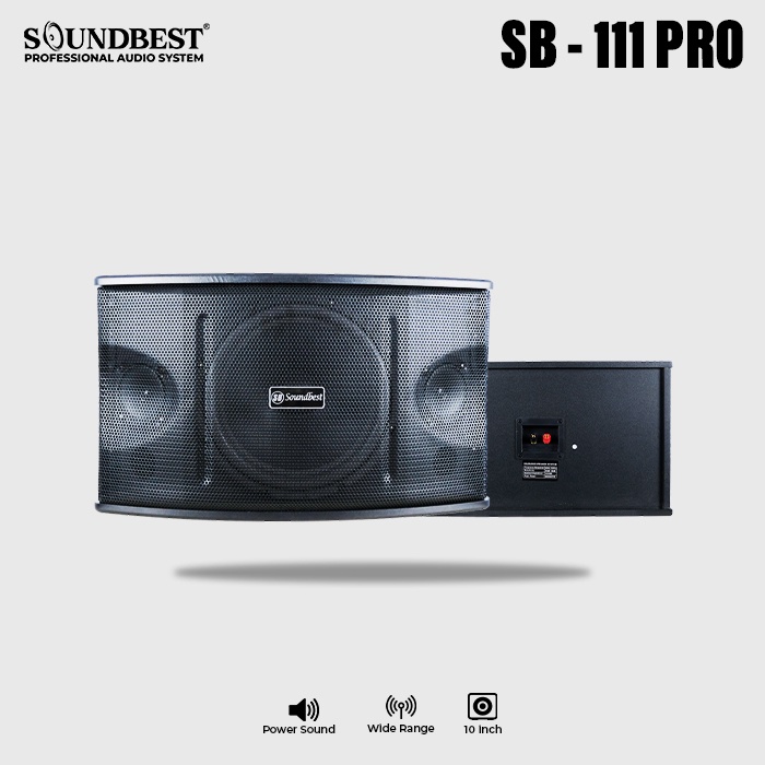 SOUNDBEST Speaker Pasif PRO-111 Garansi Resmi