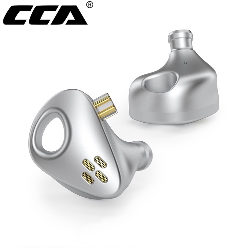 Cca CXS Earphone In Ear HiFi Bass Bahan Metal Aluminum Dengan Kabel Untuk Game / Musik