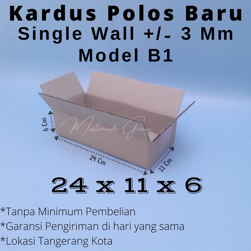 

Kardus | Box | Karton Polos 24x11x6 Cm