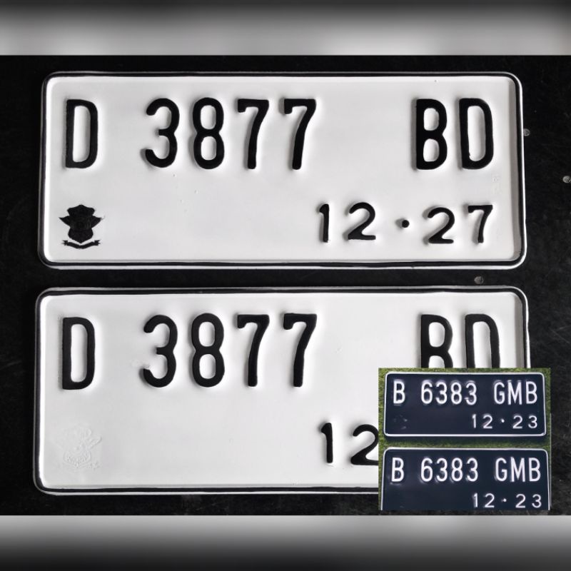 Plat nomor standar samsat