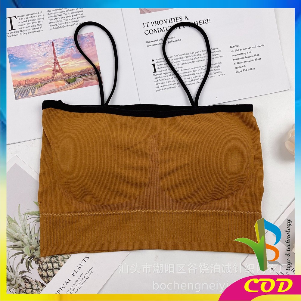 RB-P105 Bra Kemben Wanita Tanpa Kawat / Pakaian Dalam Wanita Crop Top Bralette / Sport Bra Wanita Gym / Bra Senam Zumba / Kemben Tali Wanita