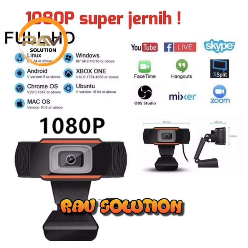 Webcam laptop 1080P 4k/Webcam  PC 1080P 4k/Webcam laptop 720P 4K/Webcam PC 720P 4k full HD  - RAV SOLUTION