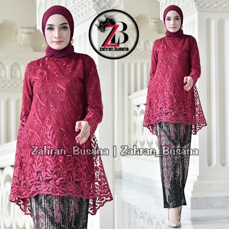 Set Kebaya Model Tunik Kebaya Modern Kebaya Tunik Rinjani Stelan Kebaya Wisuda Kebaya Kondangan