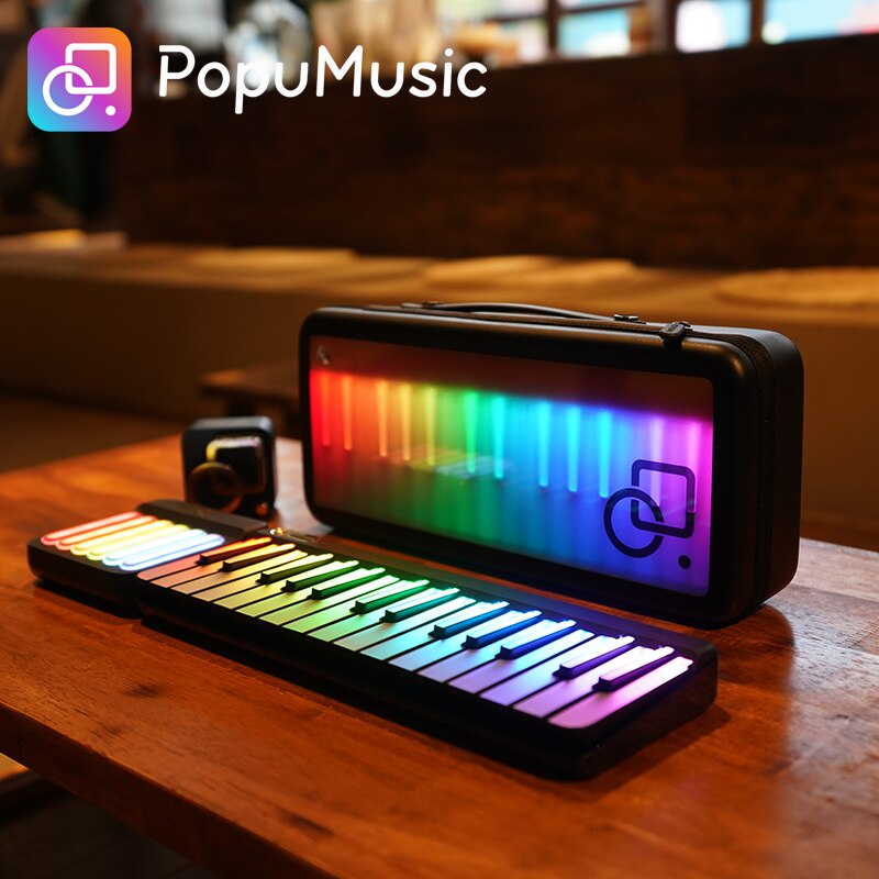 PopuPiano Smart Portable Piano LED Light with Multifunctional Chord-  PIANO PORTABEL