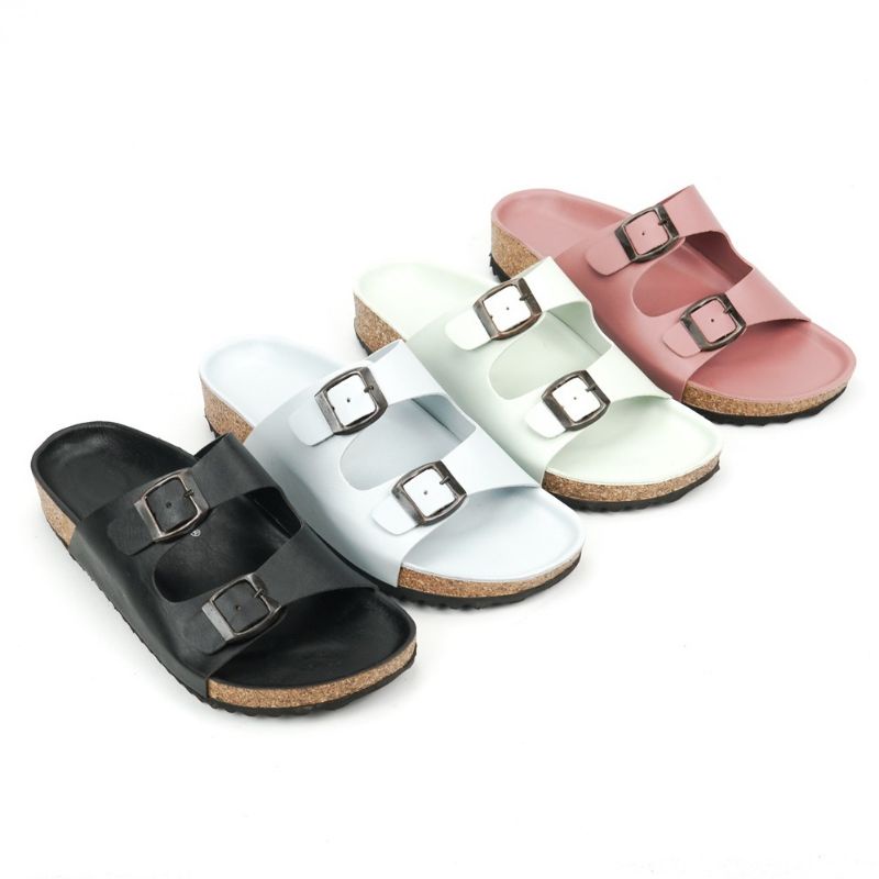 Sandal Wanita 2 Ban Simple Casual (PLM 02)