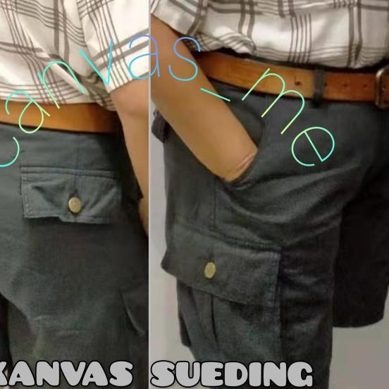 Kain Kanvas Sueding (Army-Krem) 1x1,5m - Army