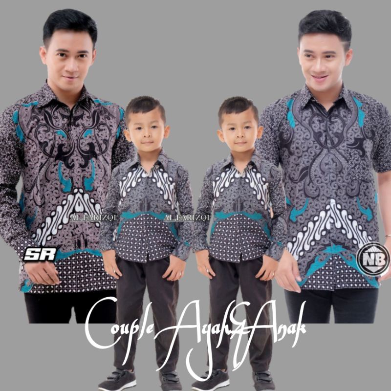 COUPLE AYAH DAN ANAK LAKI-LAKI /KEMEJA BATIK PRIA LENGAN PANJANG BIG SIZE JUMBO M.L.XL.XXL.3XL.4XL.5XL.6XL.7XL.8XL.10XL
