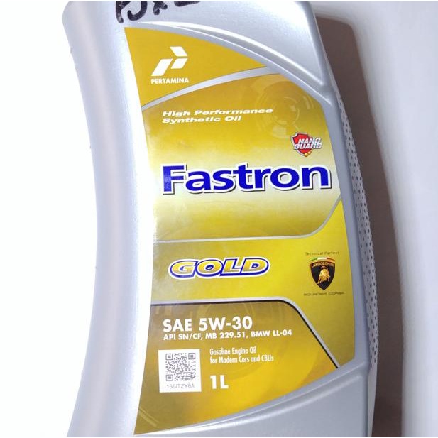 Oli Mesin Mobil Motor Fastron Gold 5W-30 (1 Liter)