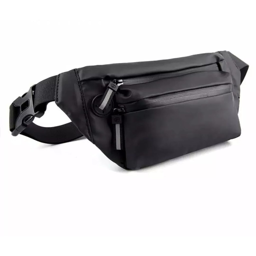 Tas Selempang Pria Distro Waterproof Bahan Kulit Sintesis Cocok Untuk Segala Aktivitas Ruang Lebih Lebar
