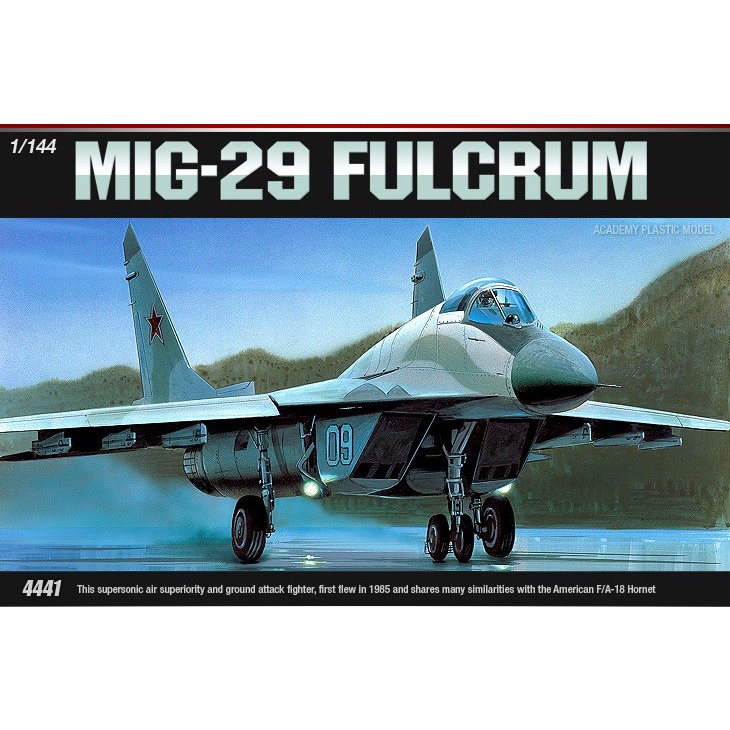 Mainan Modelkit ACADEMY 12615/4441 1/144 MIG-29 FULCRUM