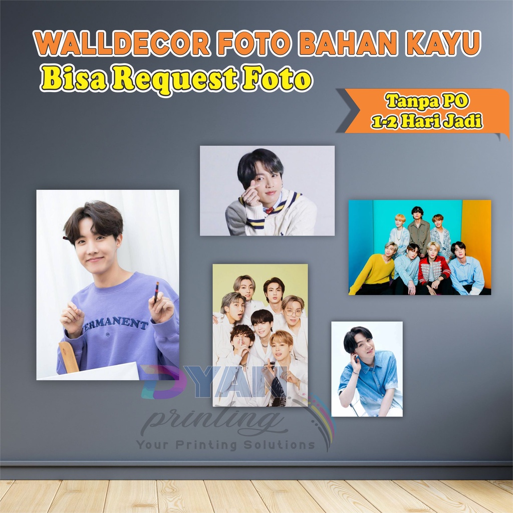 WALLDECOR FOTO, HIASAN DINDING BISA REQUEST FOTO