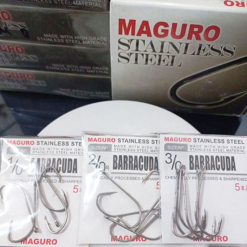 kail pancing maguro barracuda  2/0  3/0