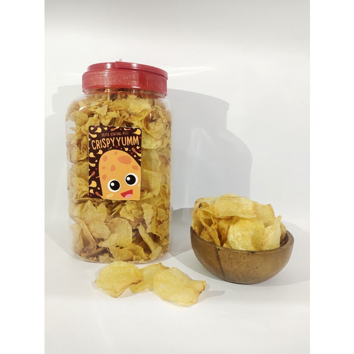 

NEW Keripik Kentang Ebi Nikmat Gurih Renyah 450gr - BEST SELLER - Original (Asin)