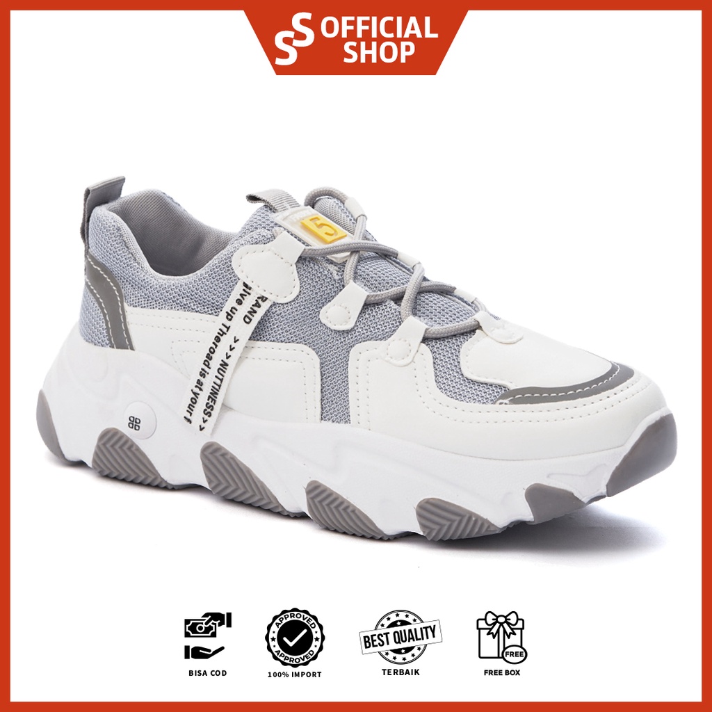 [Original Ber-Hologram] SNEAKYSHOES RENEYA SEPATU WANITA KULIT SINTETIS PREMIUM SHOES 20201