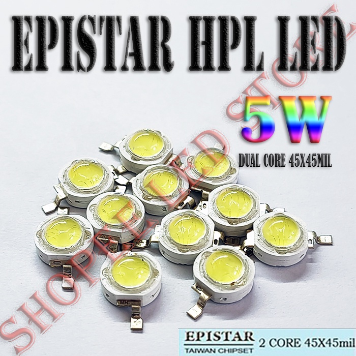PROMO!!! HPL 5W GENUINE EPISTAR 5 WATT ALL COLOR ( non PCB )