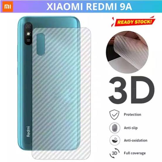 Skin Carbon Xiaomi Redmi 9A Garskin Anti Jamur Anti Gores Xiaomi 9A