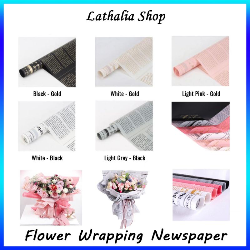 

Kertas Bucket / Flower Wrapping Newspaper