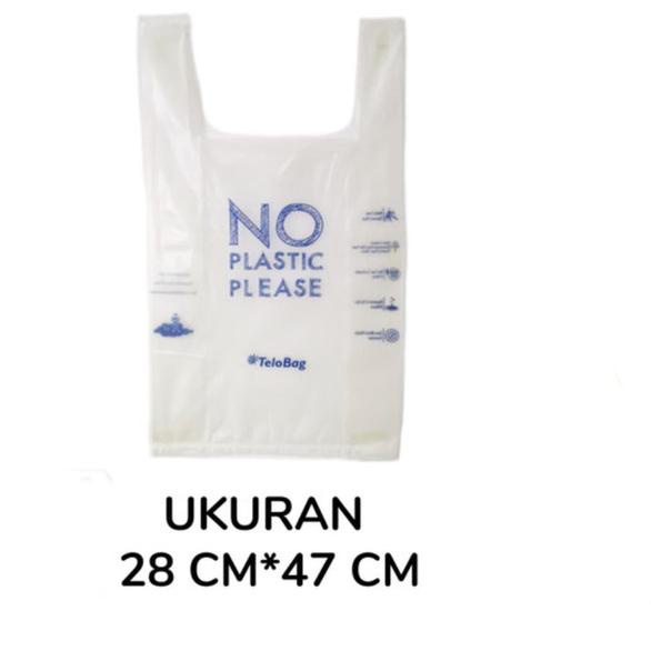 

KANTONG TELOBAG 28 X 47CM PLASTIK BIODEGRADABLE ECO FRIENDLY 50PCS