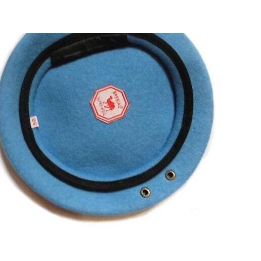 Baret came provos / baret camel biru muda