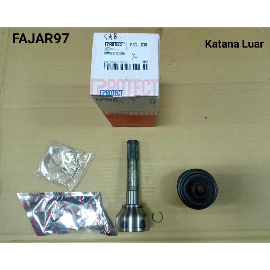 CV joint as roda kokel kohel luar Suzuki Katana