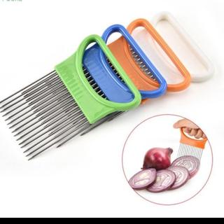 Garpu Pemotong Bawang Kentang Tomat Daging Onion Slicer Cutter Pisau AlatBantu Potong Bawang