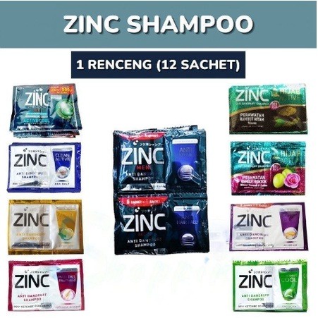 SHAMPOO ZINC SACHET 10ML 1 DUS = 252 PCS [SWEETSPACE]