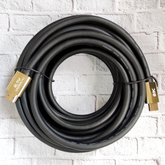 SKU-1297 KABEL HDMI 15M 8K V.2.1 ULTRA HD PREMIUM KABEL 15 METER