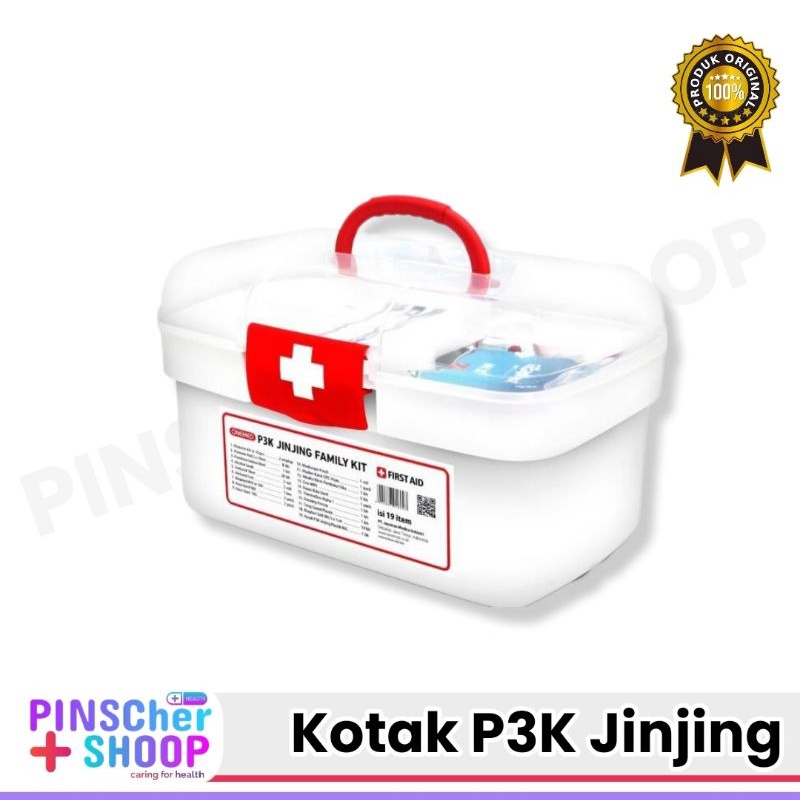 KOTAK P3K JINJING + ISI FAMILY KIT ONEMED