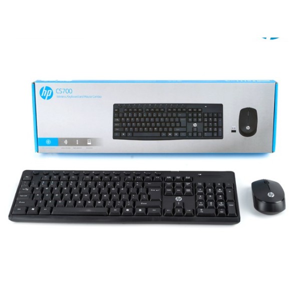 Keyboard mouse wireless HP  cs 700 / Keyboard + Mouse wireless HP cs 700