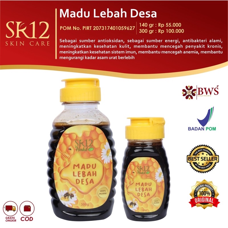 

MADU LEBAH DESA SR12 ASLI BERBPOM MENCEGAH ANEMIA MENGURANGI ASAM URAT MENJAGA KESEHATAN MENAMBAH DAYA TAHAN TUBUH- MADU LEBAH DESA SR12