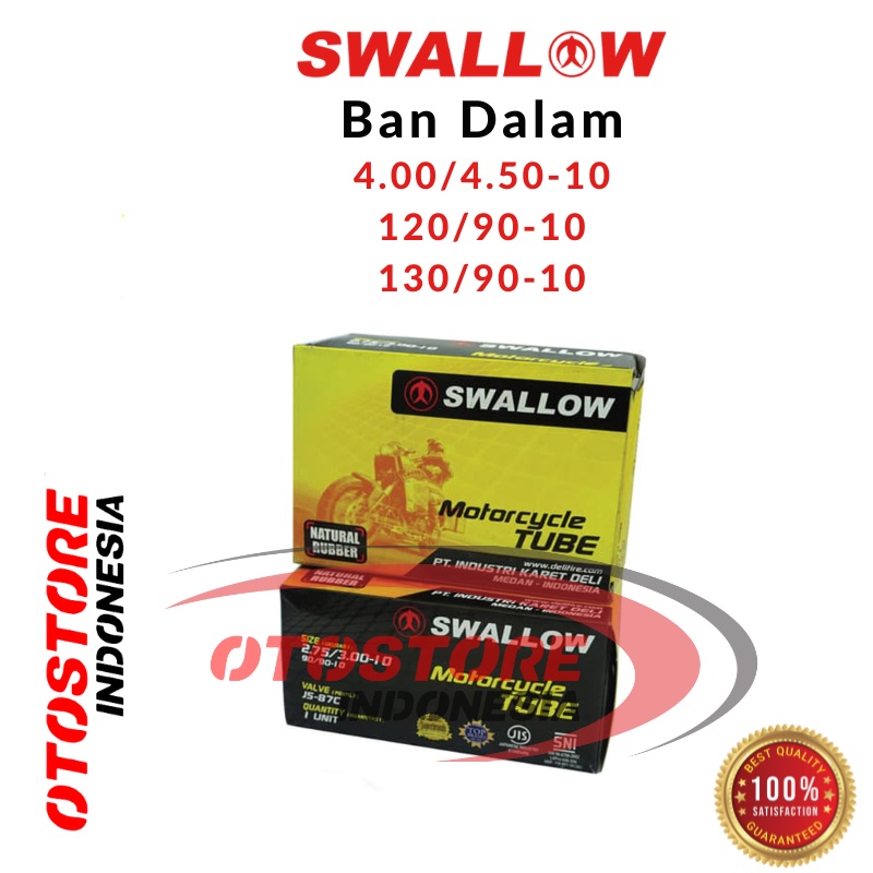 Ban dalam sepeda Motor Swallow 4.00/4.50-10   120/90-10    130/90-10