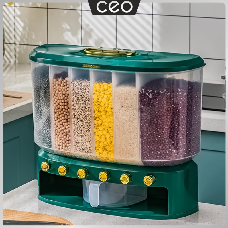 CEO Dispenser beras / kacang / grains / biji-bijian praktis dan minimalis