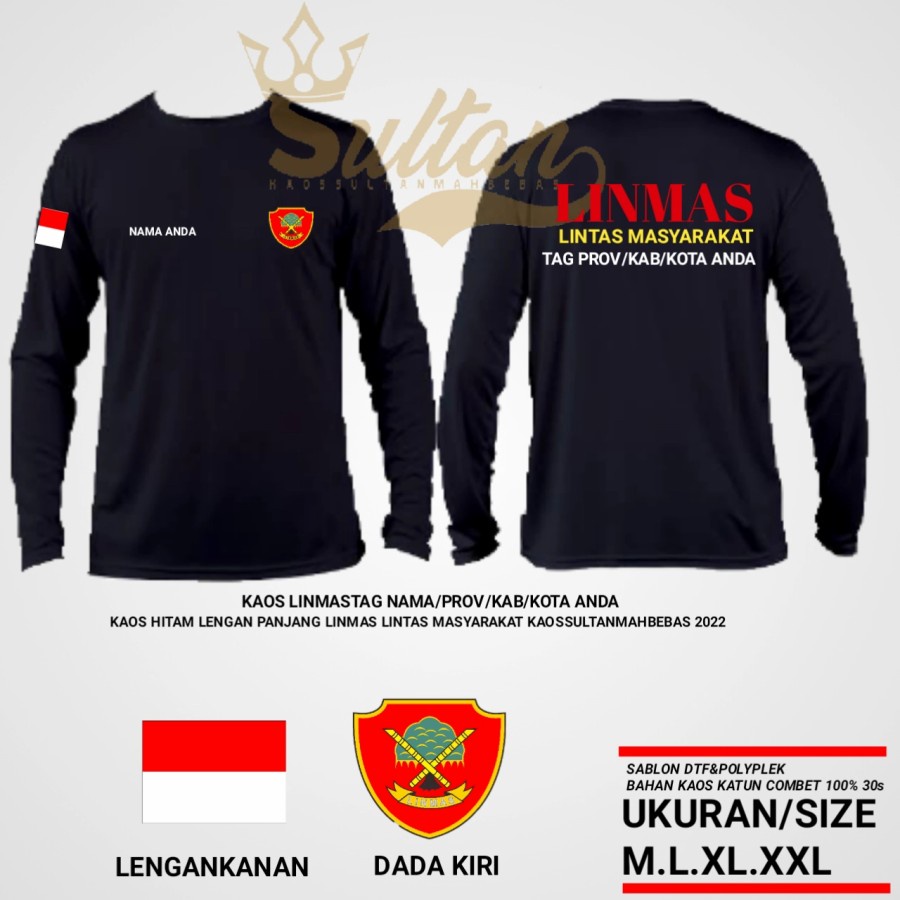 Kaos Linmas/ Baju Linmas/ Seragam Linmas