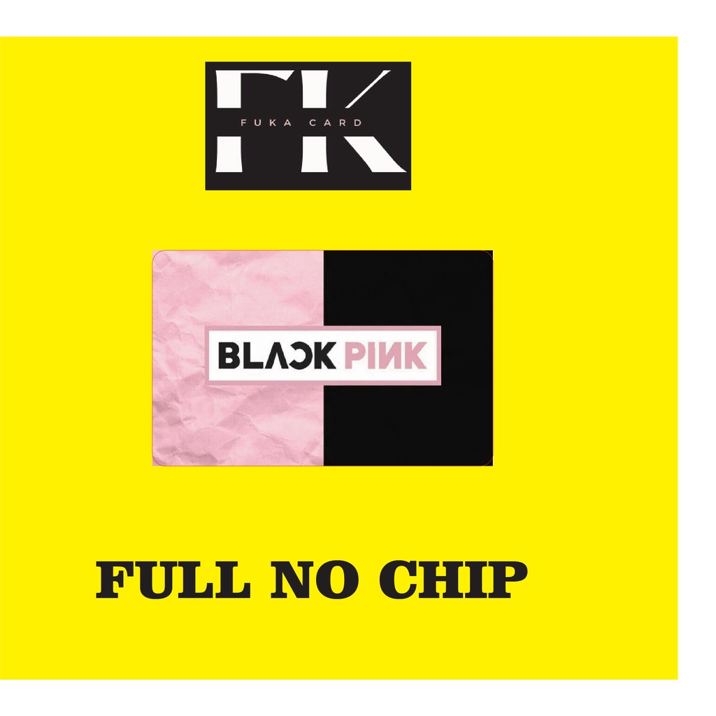 BLACKPINK BLACK PINK foto member fans kpok korea girlband skincard skin atm flazz kredit id card best - skin card waterproof anti air sticker atm