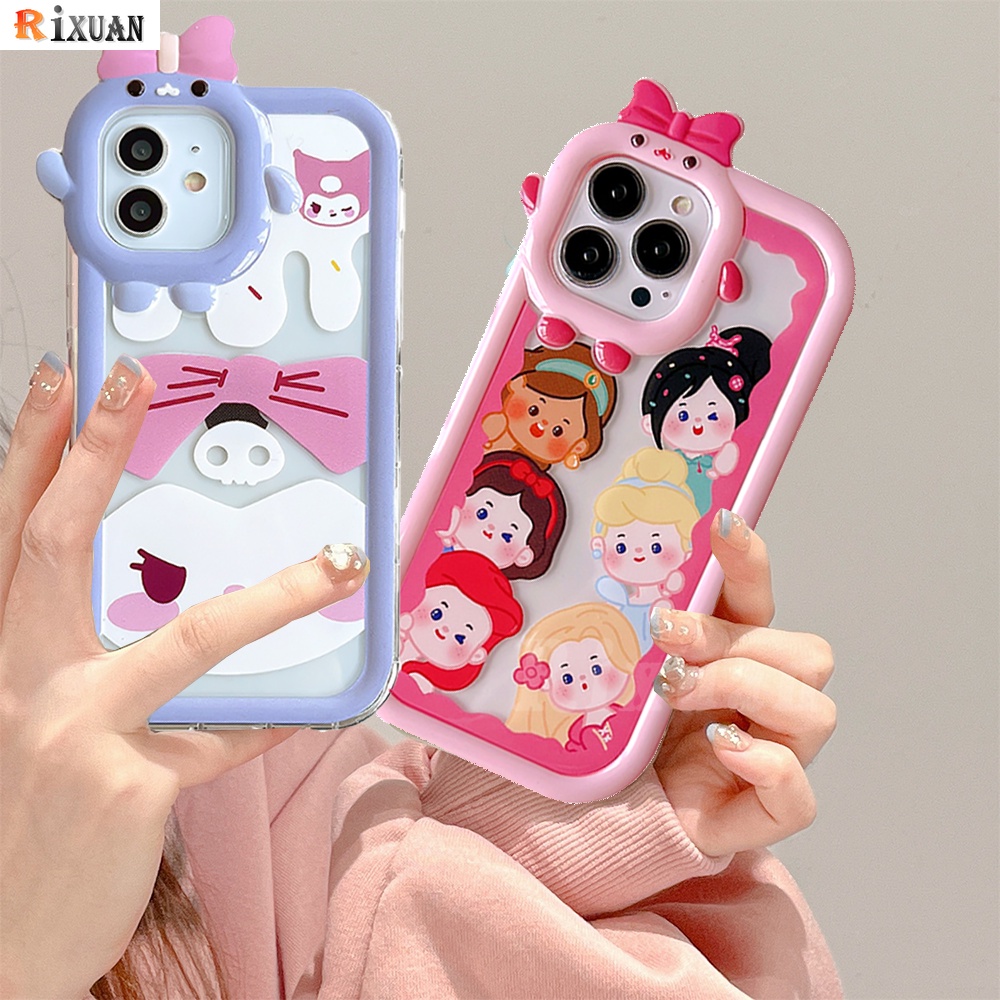 Soft Case TPU Motif Kartun Monster Kulomi Princess 2020 Untuk iPhone 6 6S 14 11 12 13 Pro MAX 7 8 Plus 6Plus XR 14Plus XS MAX SE 2020