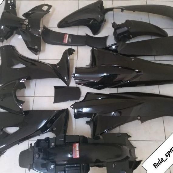 promo SPAREPART MOTOR KARISMA D 125 COVER BODY KASAR DAN HALUS SET HITAM