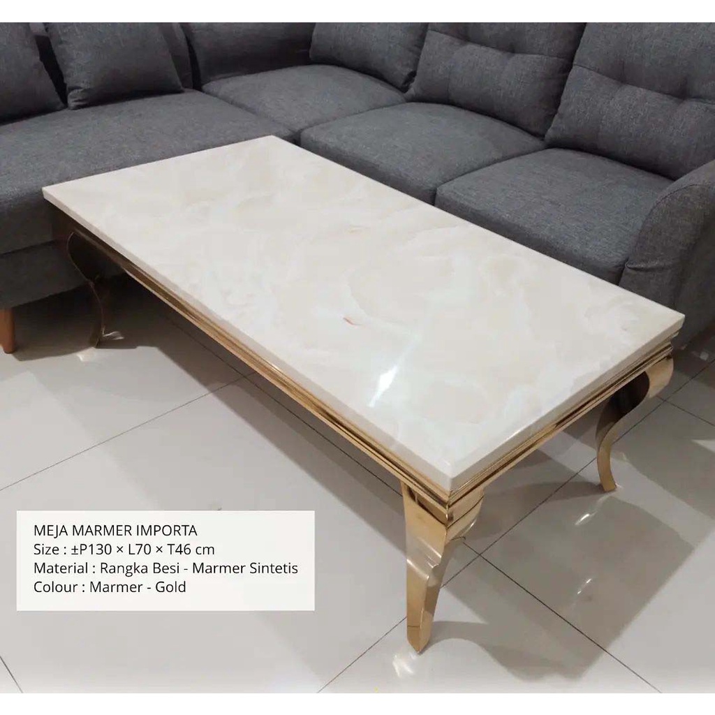 Jual Meja Tamu Marble Ct Imp Importa Coffee Table Meja Sudut