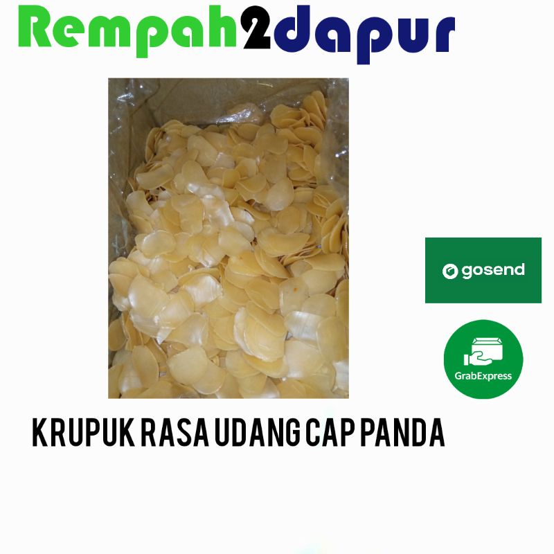 

kerupuk rasa udang, Cap panda