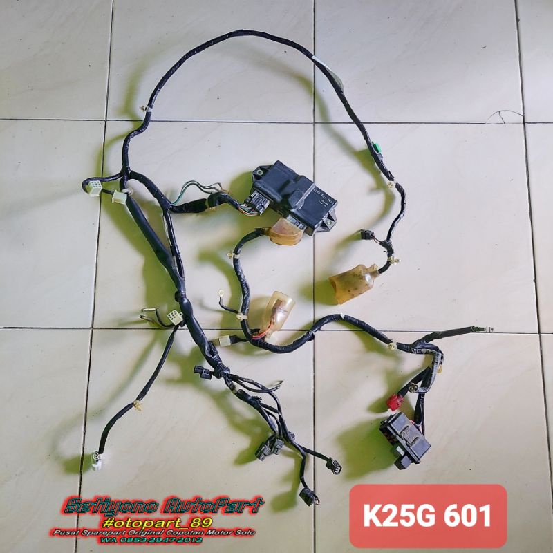 Ecu dan Kabel Bodi Beat Fi K25G 601 Lengkap