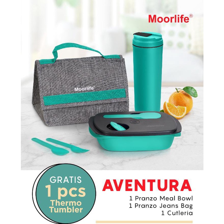 Aventura Moorlife /  Aventura Biru / lunch box / tempat bekal