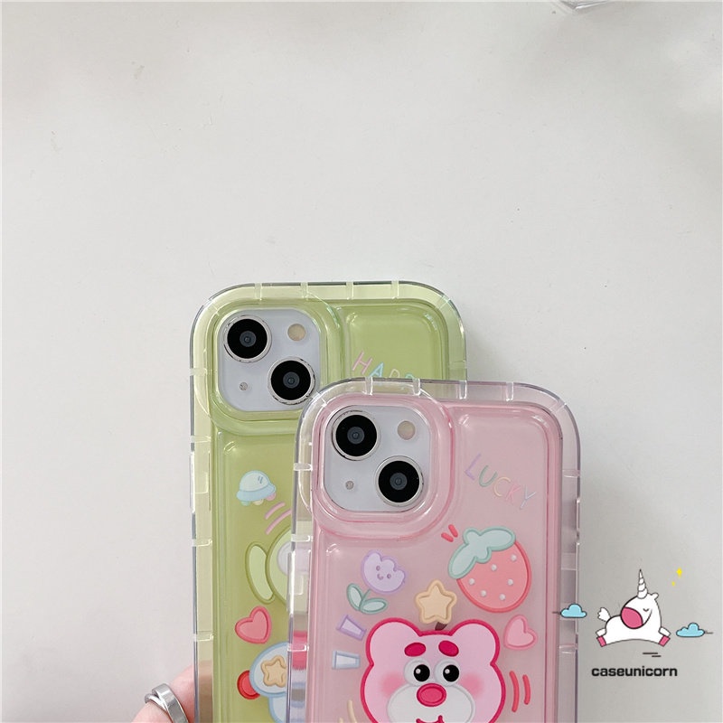 IPHONE Kompatibel Untuk Iphone11 14 13 12 Pro MAX XR 7plus 7 8 6 6S Plus X XS MAX Shockproof Airbag Kartun Stiker Lucu Toy Story Manyo Alien Buzz Lightyear Transparan Lembut TPU Case