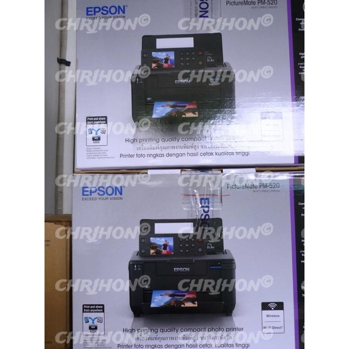 Epson Picturemate Pm-520 Photo Inkjet Printer T372 Picturepack Resmi